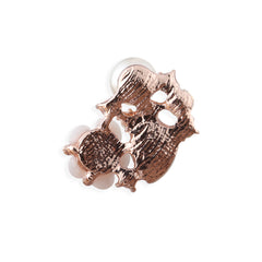 Flatback Rhinestone Flower Buttons, Set of 10