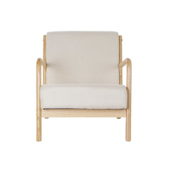 Beige MDF Armchair, 65 × 77 × 73 cm