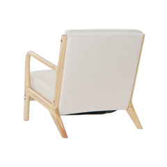 Beige MDF Armchair, 65 × 77 × 73 cm