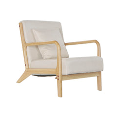 Beige MDF Armchair, 65 × 77 × 73 cm