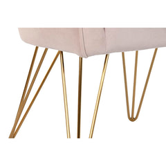 Golden Metal Armchair, 70 × 65 × 74 cm
