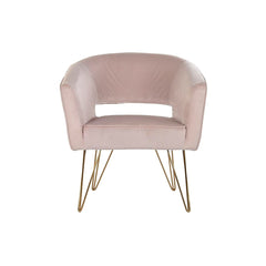 Golden Metal Armchair, 70 × 65 × 74 cm
