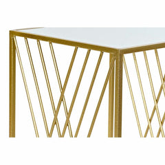 Golden Nesting Tables, Set of 3, 40 × 40 × 70 cm