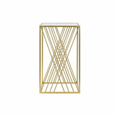 Golden Nesting Tables, Set of 3, 40 × 40 × 70 cm