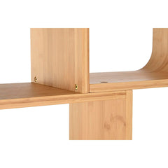 Natural Bamboo Shelving Unit, 60 × 26 × 166 cm