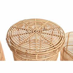 Boho Metal & Polypropylene Basket Set, 42 × 42 × 48 cm