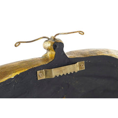 Golden Wall Decoration, Set of 2, 39.5 × 4 × 20 cm
