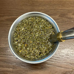 Argentine Yerba Mate Cup, Double-Wall Stainless Steel, 8 oz