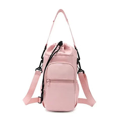 Insulated Water Bottle Bag with Adjustable Strap