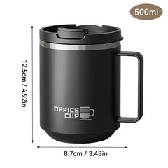Double-Wall Insulated Stainless Steel Coffee Mug