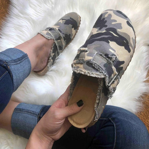 Canvas Loafer, Round Toe