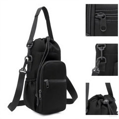 Insulated Water Bottle Bag with Adjustable Strap