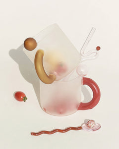 Handblown Candy Mug