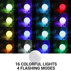 Floating Pool Lights, Colour-Changing LED