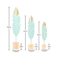 Nordic Iron Feather Ornament