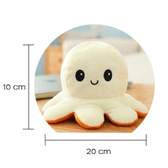 Reversible Mood Octopus Plush
