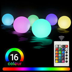 Floating Pool Lights, Colour-Changing LED