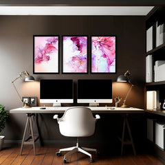 Abstract Art Prints, Set of 3