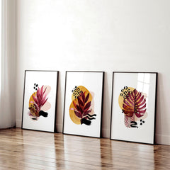 Framed Wall Art, Set of 3