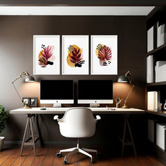 Framed Wall Art, Set of 3