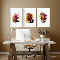 Framed Wall Art, Set of 3