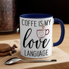Coffee Language Ceramic Mug
