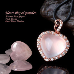 Heart-Shaped Natural Crystal, 1 or 2 Pieces