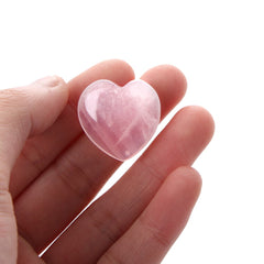 Heart-Shaped Natural Crystal, 1 or 2 Pieces