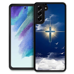 TAMEFOX Compatible with Samsung Galaxy S21 CaseJesus Christian Faith Pattern Case Slim Soft Shockproof TPU Women Girls Boys Protective Cover Case for Samsung Galaxy S21 6.2-inch
