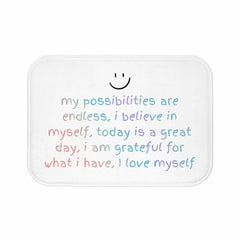 Positive Affirmation Bath Mat
