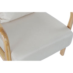Beige MDF Armchair, 65 × 77 × 73 cm