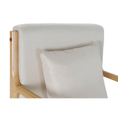 Beige MDF Armchair, 65 × 77 × 73 cm