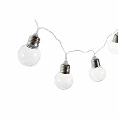 Transparent Light Bulb LED Wreath