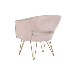 Golden Metal Armchair, 70 × 65 × 74 cm