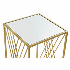 Golden Nesting Tables, Set of 3, 40 × 40 × 70 cm
