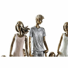 Copper Family Figures, Set of 2, 20.5 × 7.5 × 24.5 cm