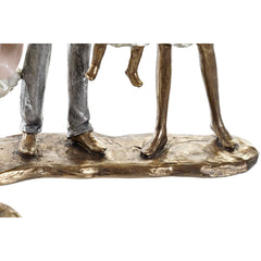 Copper Family Figures, Set of 2, 20.5 × 7.5 × 24.5 cm