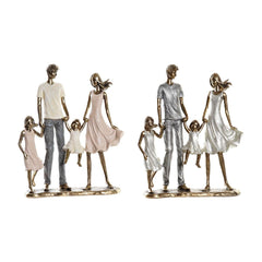 Copper Family Figures, Set of 2, 20.5 × 7.5 × 24.5 cm