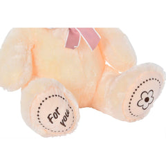 Beige & Brown Teddy Bear with Lasso