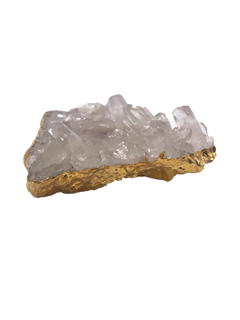 Quartz Cluster Candle Holder