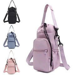 Insulated Water Bottle Bag with Adjustable Strap