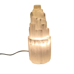 Selenite Skyscraper Lamp, Small