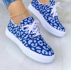 Graffiti Print Women's Sneakers