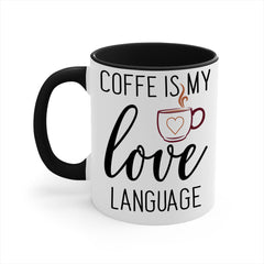Coffee Language Ceramic Mug
