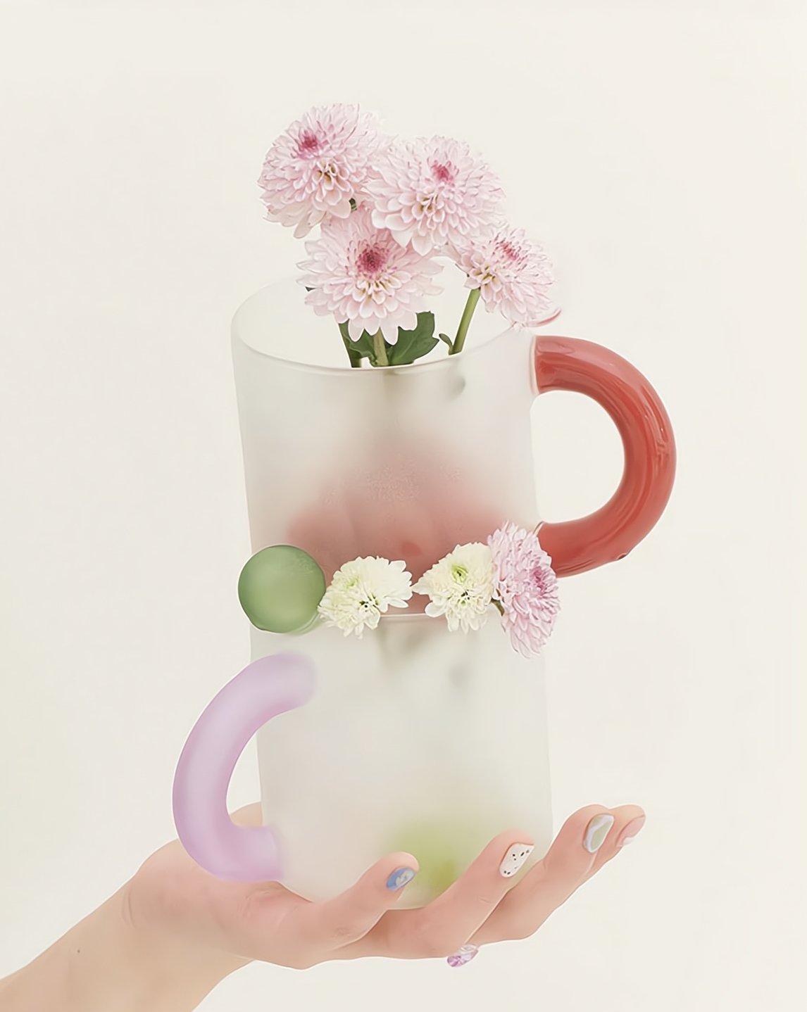 Handblown Candy Mug