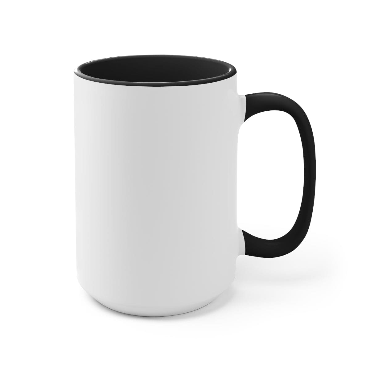 Two-Tone Accent Coffee Mug, 15 oz