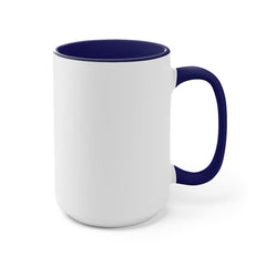 Two-Tone Accent Coffee Mug, 15 oz
