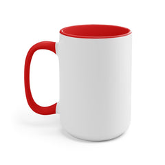 Two-Tone Accent Coffee Mug, 15 oz