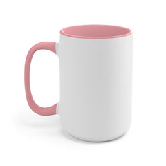 Two-Tone Accent Coffee Mug, 15 oz