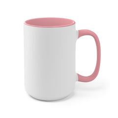 Two-Tone Accent Coffee Mug, 15 oz